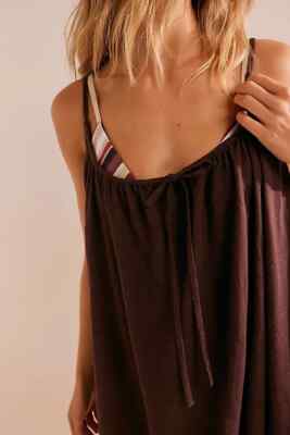 Free People Rae Mini Chocolate Fondant Swingy Scoop Neck Dress Tie Straps XS NEW | eBay Free People Rae Mini Chocolate Fondant Swingy Scoop Neck Dress Tie Straps XS NEW | eBay