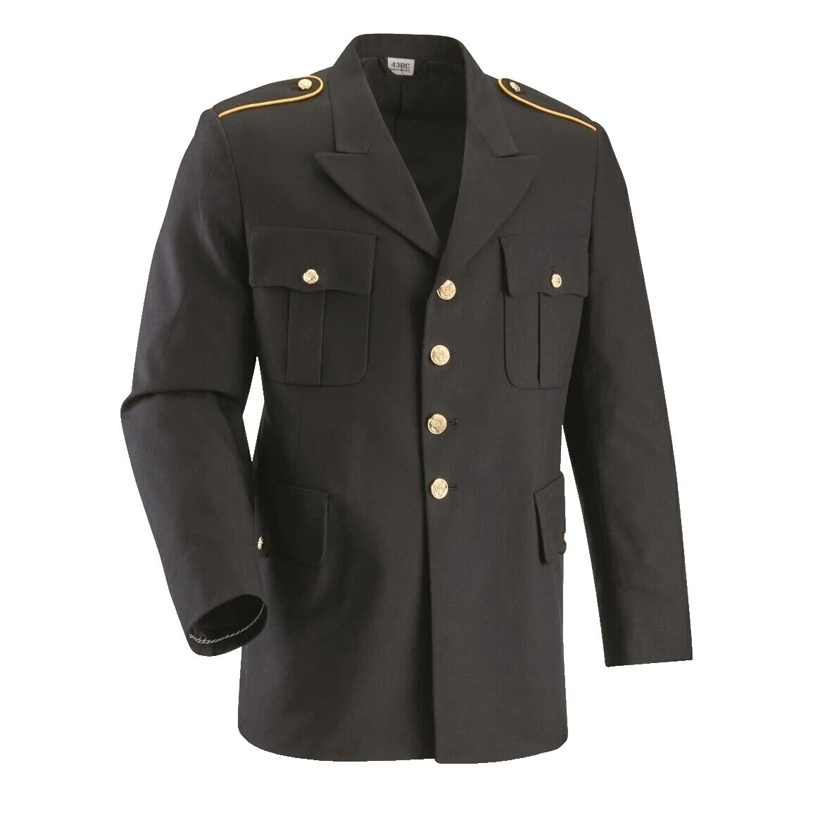 Handmade Military Jacket Black Coats, Jackets & Vests for Men