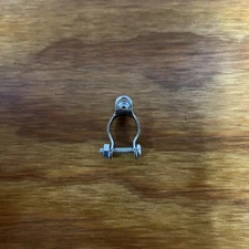 VINTAGE CHAIN STAY CABLE GUIDE STOP FOR ROAD BIKES CLAMP-ON NOS