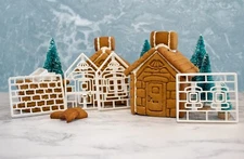 Gingerbread Xmas House Cookie Cutters - Merry Christmas winter festive holidays
