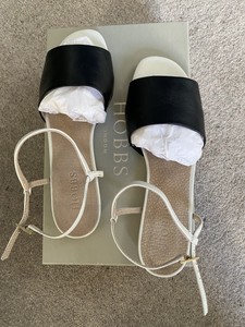 hobbs black sandals