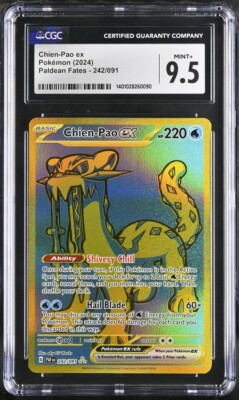 chien様 Pokémon TCG - Chien-Pao Ex 242/091 - Paldean Fates Hyper Rare CGC