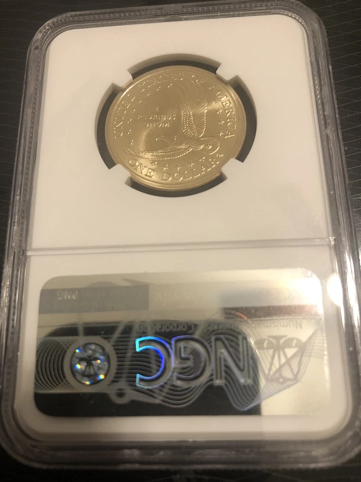 2008-D FROM ANNUAL DOLLAR SET Sacagawea NGC MS69 - Gem LOW POP none higher - Image 2 of 2