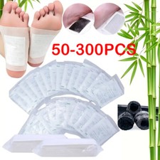 50-300Pcs Foot Detox Patches Pads Toxins Deep Cleansing Herbal Organic Slimming