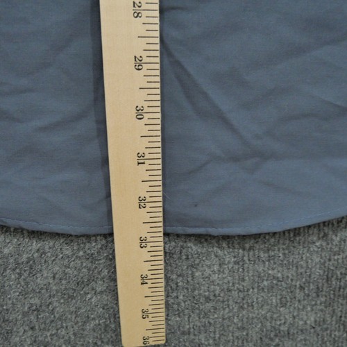 Vintage Big Mac Shirt Mens XL Blue Workwear Button Up Epaulet Deadstock - Picture 10 of 10
