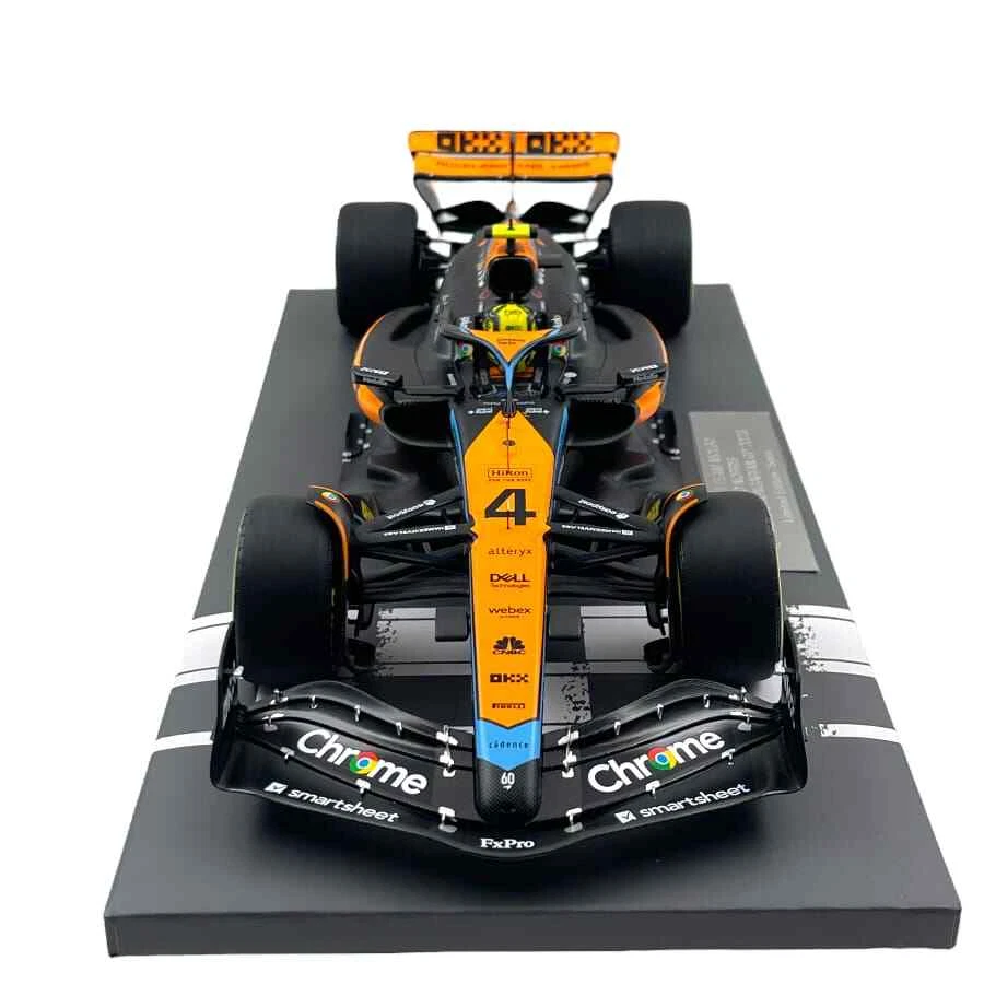 Modellino F1 Minichamps 1/18 McLaren MCL60 Lando Norris #4 2nd Hungarian GP 2... - Immagine 2 di 4