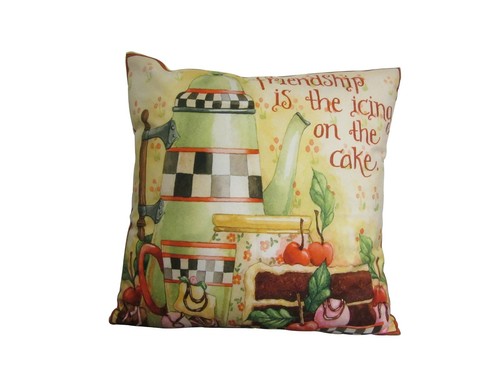 Friendship Velvet Feel Cushions 45x45cm Choose Cover Only/Filled Cushion Friends - Picture 8 of 11