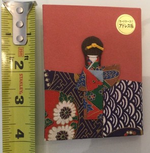 New Fancy Ornate Japanese Address Book 4” by 3” with 40 2-page address pages