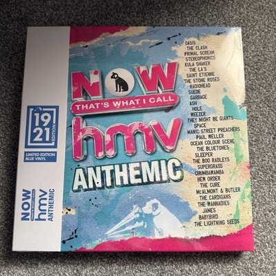 NOW That s What I Call HMV: Anthemic 2LP LTD Edition Blue Vinyl - 1921 Edition