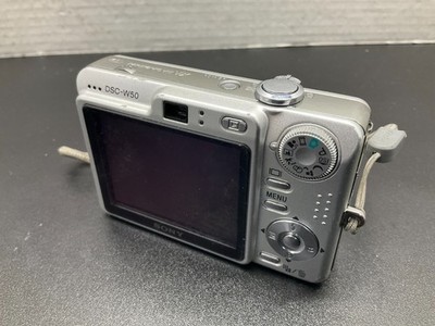 Sony Cyber-shot DSC-W50 6.0MP Digital Camera - Silver for sale