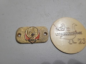 BIKA81 Gold Plated Front Brake Master Cylinder Cover 72-81 Harley Davidson Eagle