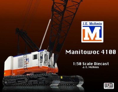 Weiss Brothers WBR030-1205 1:50 Manitowoc 4100 Crawler Crane - JE McAmis