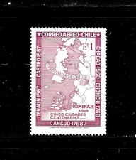 Chile  Stamp Scott # C283-1e-Mint/VLH-OG-1968-Air Mail