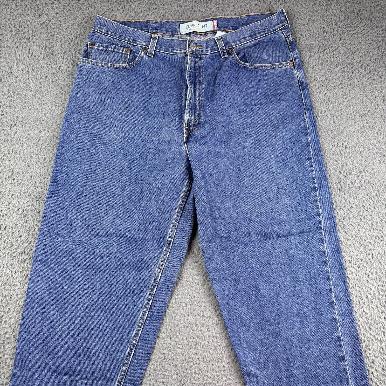 Levi's 560 Jeans Mens 38x30 Denim Medium Wash Blue Actual 37x28.5 Comfort Fit thumbnail 5