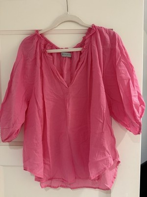 Peasant Top Hot Pink