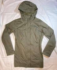 Columbia Jacket Womens M Green Splash A Little Rain Omni-Tech Hooded Windbreaker
