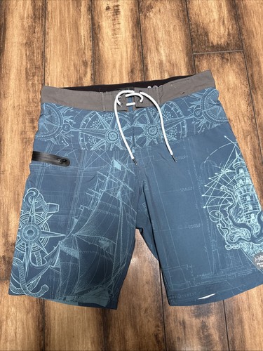 Pantalones Cortos Psycho Tuna Board Para Hombre Talla 32 Sin Forro Natación Surf Informales