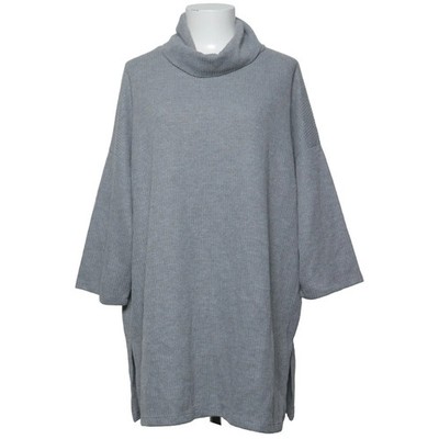 Like London, Rollkragenpullover, Größe: 2XL, Grau #elF
