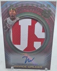 JARACE WALKER 2022-23 BOWMAN U INCEPTION JUMBO RELIC RED FOIL #3/5 AUTOGRAPH