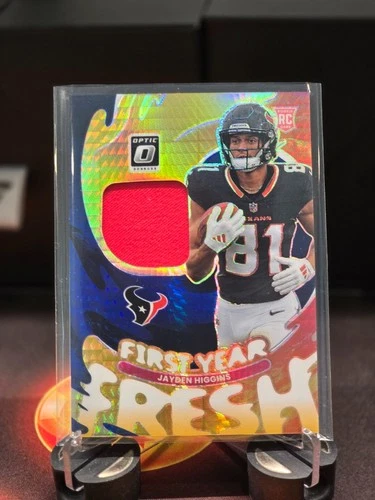 2025 Donruss Optic Jayden Higgins Blue Hyper (RAW)
