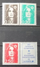 6437 - FRANCE - YVERT# P2617, 2715a - MNH - CAT $14.00