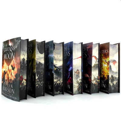Broken Binding Malazan Steven Erikson 1-6 Signed First Editions Book o/t Fallen