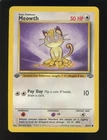 1999 Pokemon Jungle 1st Edition #56/64 Meowth NM