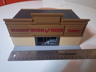 #ad Ho Winn DIXIE Store Style Building Ho Scale 1:87 American Grocery Building $30.00