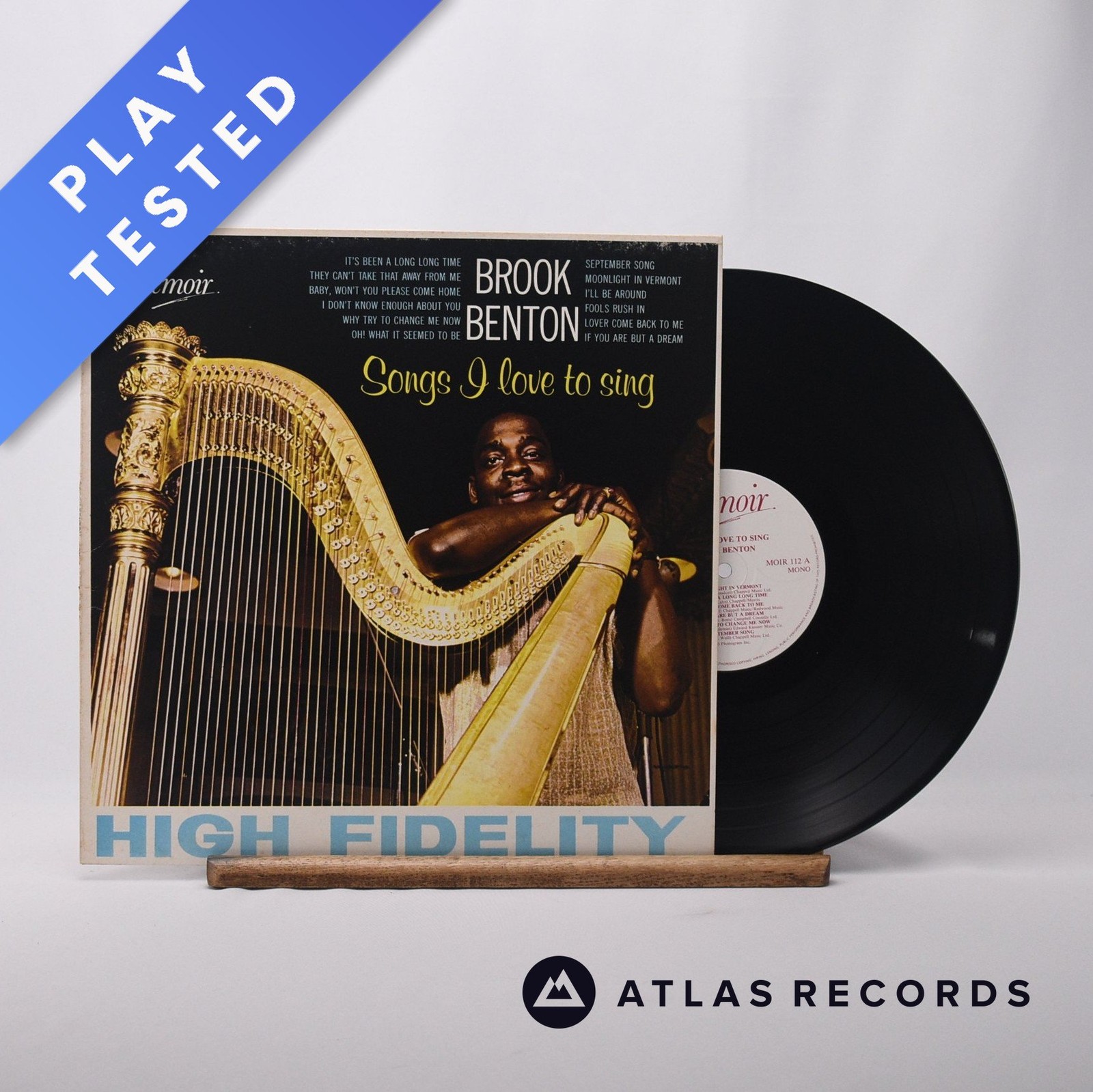 Brook Benton Songs I Love To Sing Mono Reissue LP Album Vinyl Record - VG+/EX