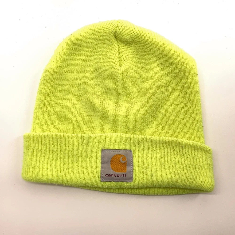 High Visibility Yellow Carhartt Winter Cuff Cap 2016