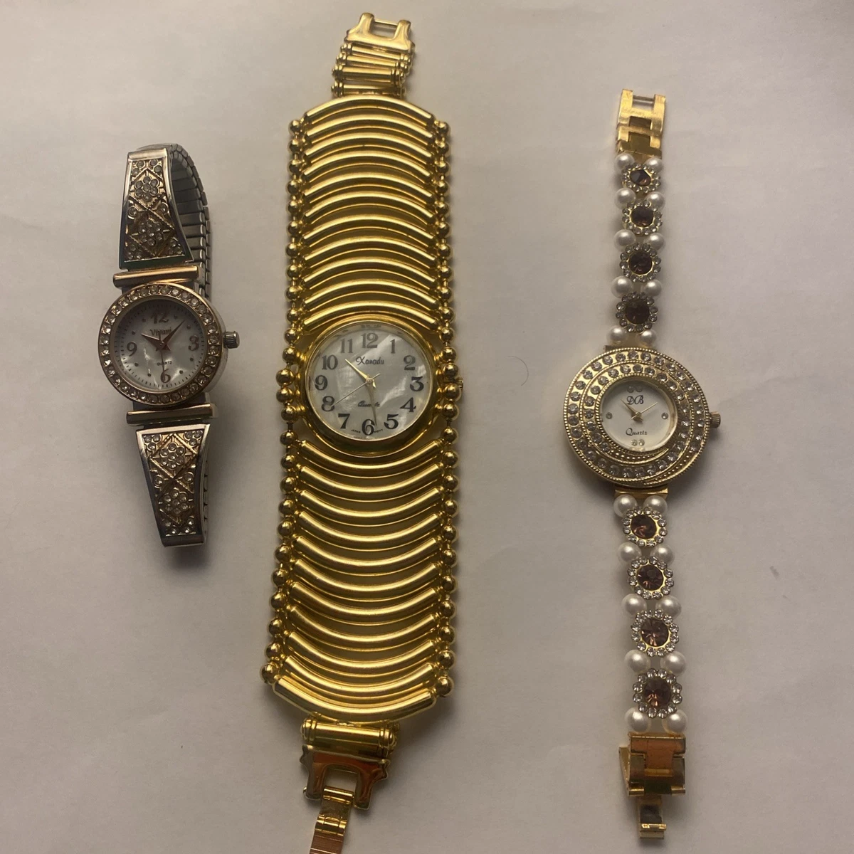 Xanadu Gold Icy Watch XANADU 925 CZ GOLD ICED OUT PENDANT | 9222702 – Watches  main image 4