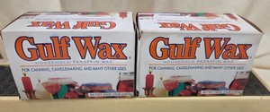 Gulf Wax I full Box and 1 Partial Box Total 1 Pound 10 oz.