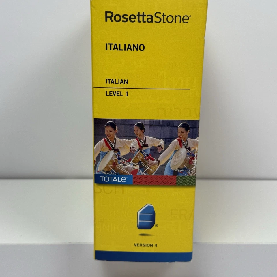Rosetta Stone Italian Version 4 Level 1-5 Italiano Language CD PC Set Brand New - Image 4 of 4