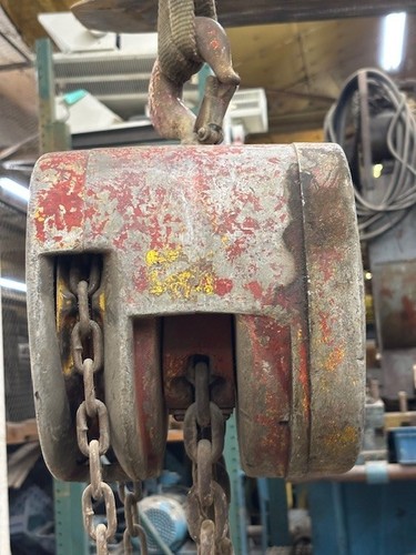 BUDGIT 2-TON USA SERIES HAND CHAIN HOIST 8263 SR 10FT CHAIN - Picture 9 of 10