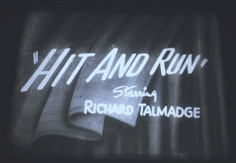 16mm Film: HIT AND RUN - 1935 - RICHARD TALMADGE CRIME NOIR CLASSIC - RARE