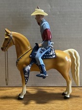VINTAGE 1950's HARTLAND ORIGINAL EARLY VERSION ROY ROGERS w/TRIGGER COMPLETE 