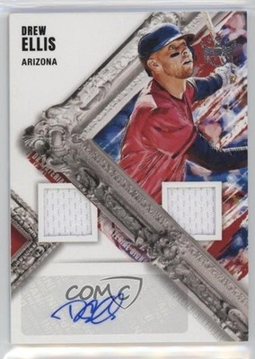 2022 Panini Diamond Kings DK Material Signatures Drew Ellis Rookie Auto RC 0q65