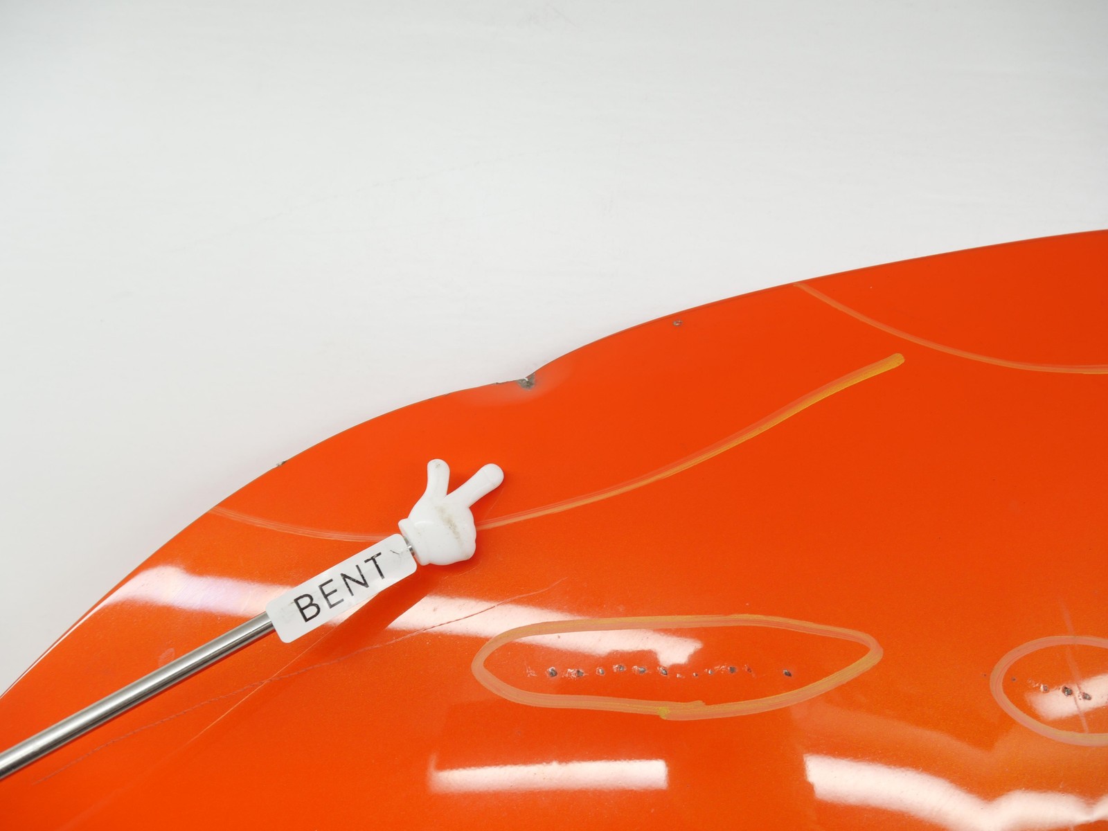 Used Front Hood Trunk Fronk Bonnet Panel Helios Orange 2020-2023 Mclaren GT OEM