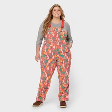 Duluth Trading Women's Plus Heirloom Gardening Bib Overalls Inseam 31