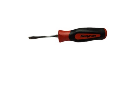 Snap-on Tools USA NEW RED 7/32'' Tip Soft Grip Flat Head Screwdriver SGD2B