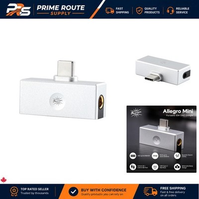 Versatile USB C IEM DAC - High-Resolution Audio Performance in Aluminum Finish