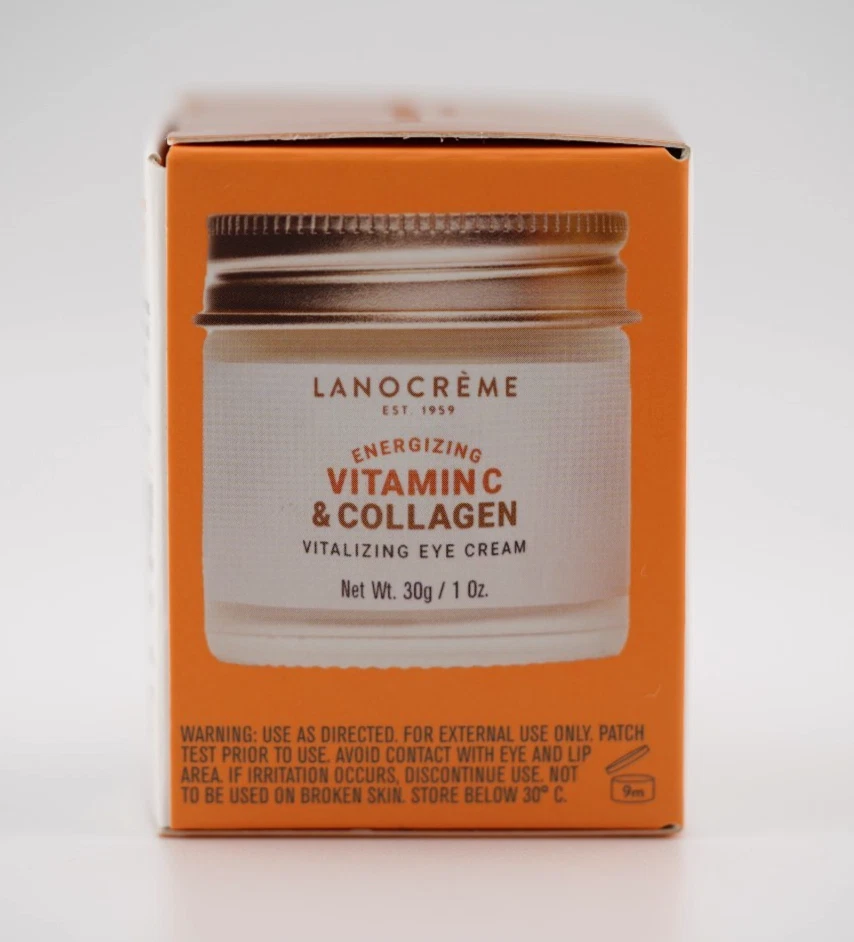Lanocreme Crema Energizante de Vitamina C y Colágeno Vitalizante para Ojos 1 OZ Exp 03/2028 Foto 2 de 4