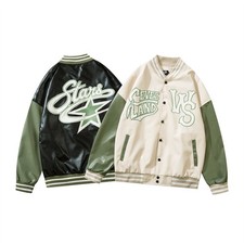 Fashion Personality Embroidered Couple Baseball Jacket