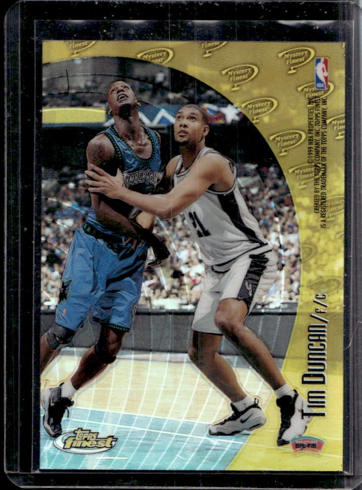 1998-99 Finest Tim Duncan Shaquille O'Neal Mystery Refractor #M39