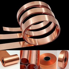 Striscia lamiera rame 0,25mm 0,3mm 0,4mm - 1,0mm larghezze flessibile rame puro C101