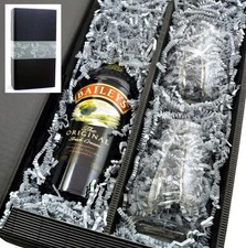 Baileys Irish Cream 17% 0,7l mit 2 Gläsern in Geschenkkarton - Glas-Set-Geschenk