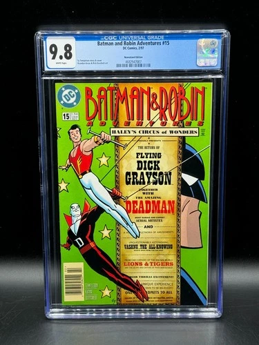 Batman & Robin Adventures #15 DC Comics 2/97 White Pages CGC 9.8 Graded