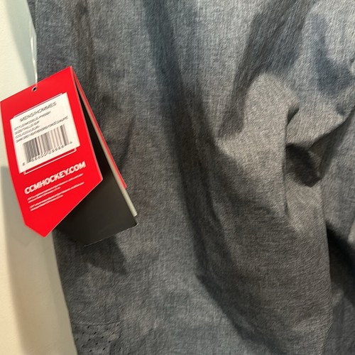 Pantaloni da skate CCM Hockey PN5591 Tactical Cool Premium per adulti grigi taglia small nuovi con etichette - Foto 10 di 15