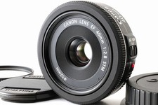Canon EF 40mm f/2.8 STM Black AF Pancake Lens [ Near MINT ] From JAPAN