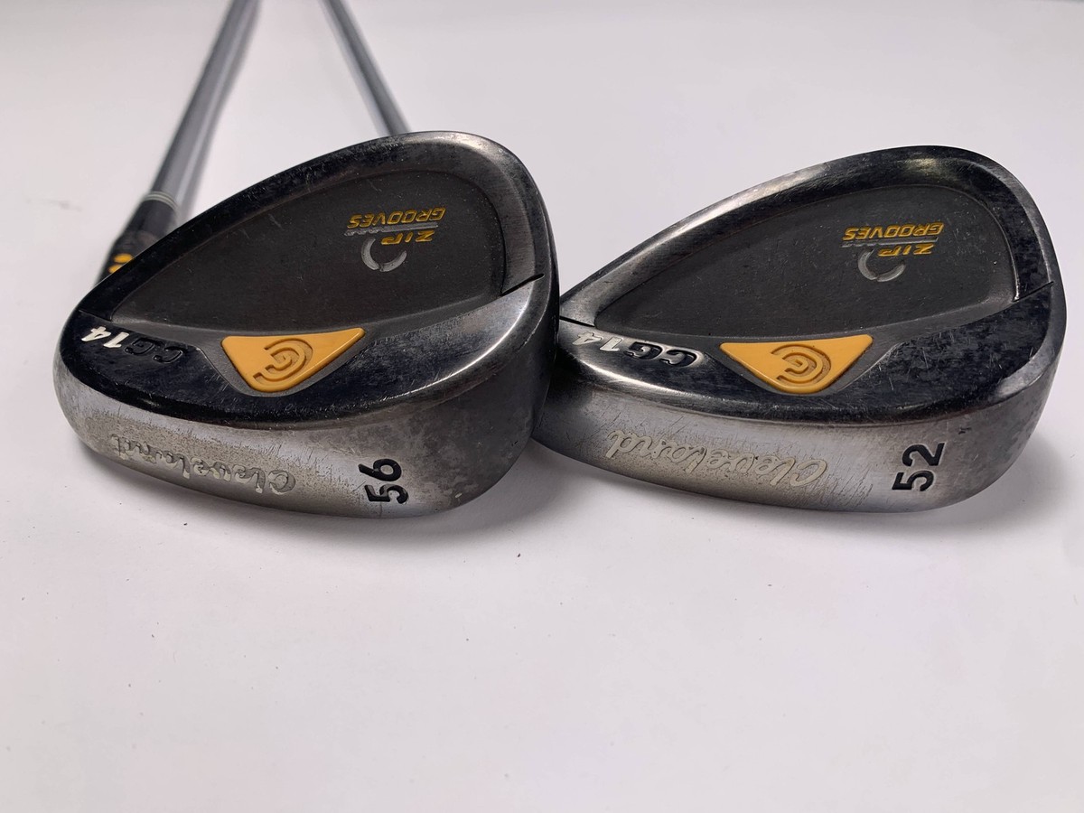 Cleveland ウェッジ 3本セット 48 52 56 Cleveland CG14 Gunmetal Wedge Set 52* 10 56* 14 Traction Wedge